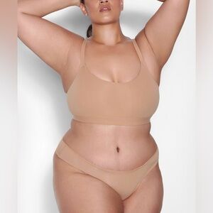 NWT SKIMS Women’s Plus Camel Tan Fits Everybody Bikini Panties Bottom - Size 4XL